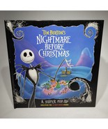 Tim Burton&#39;s Nightmare Before Christmas Super Pop-Up Book 1993 Disney - £36.72 GBP