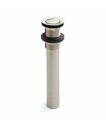 Lorixon Bathroom Pop Up Brass Drain Brushed Nickel for Vessel Sink - $14.85