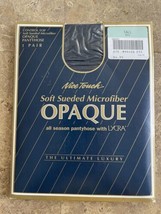 Vtg Nice Touch Shaping Control Top Gentle Navy Size E Pantyhose Sears Hu... - £11.18 GBP