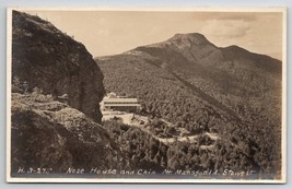 Stowe VT Nose House And Chin At Mt Mansfield Vermont RPPC Postcard Y30 - £7.80 GBP