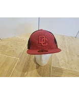 New Era 59Fifty Size 8 Fitted DC Nationals stitched Red Black Hat heavy ... - $31.92