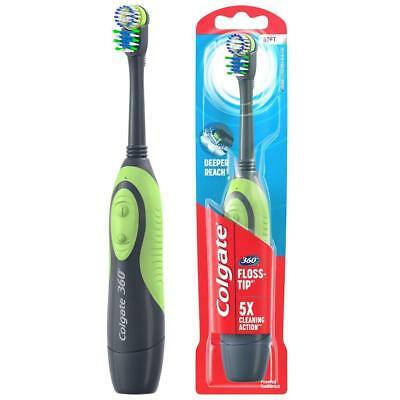 Colgate 360 Floss-Tip Oscillating Battery Powered Soft Electric Toothbrush 68865 - $21.73