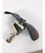 TUMI Replacement Wally Lock Hanger Hook Clasp w/ Screws Black Leather Ta... - $16.82