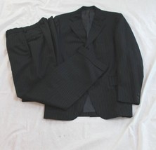 Hickey Freeman Size 42 Long Pinstripe Pants And Jacket / Blazer Vintage Suit - £26.36 GBP