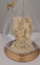 Avon Gift Collection Classic Angel Harpist Ornament Glass Globe 1996 - £4.75 GBP