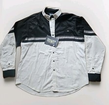 Vtg NWT Brooks &amp; Dunn Panhandle Slim Button Down Shirt L Western 17 1/2-... - $405.10 MXN