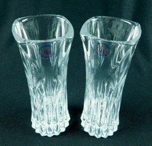 Toscany Classic Fine Lead Crystal 6.5&quot; Bud Vases USA Lot of 2 - £11.94 GBP