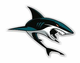 An item in the Everything Else category: San Jose Sharks 2016 Emblem "Shark" Decal / Sticker Die cut