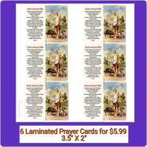 6 San Lazaro Estampa Oracion Laminada Babalu Aye Spanish Prayer Saint St.Lazarus - £7.68 GBP