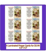 6 San Lazaro Estampa Oracion Laminada Babalu Aye Spanish Prayer Saint St... - $13.41 CAD