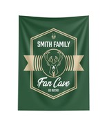NBA Milwaukee Bucks Dominion Personalized Wall Hanging 50×60 Inches - $49.99