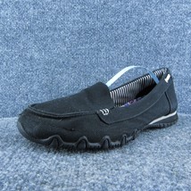 SKECHERS Relaxed Fit Memory Foam Women Loafer Shoe Black Fabric Slip On ... - £19.50 GBP