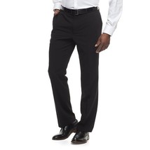 Apt.9 Big &amp; Tall Men&#39;s Modern Fit Straight Leg Medium Rise Black Pants, 46 X 42 - £26.16 GBP