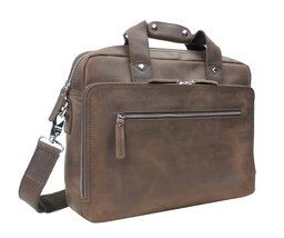 Vagarant Traveler Classic Medium Full Grain Leather Messenger Laptop Bag... - £139.56 GBP