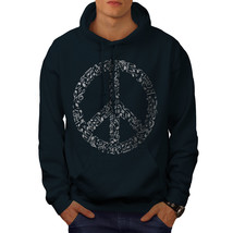 Wellcoda Peace Sign Music Rasta Mens Hoodie,  Casual Hooded Sweatshirt - £25.27 GBP+