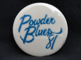 Powder Blues Band Pinback Button 1981 Vintage - £19.97 GBP