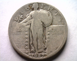 1927 STANDING LIBERTY QUARTER GOOD G NICE ORIGINAL COIN BOBS COINS 99c S... - $11.75