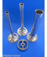 size #12 Sausage Stuffing Meat Grinder Tubes Kidney Plate for Hobart LEM... - $46.80