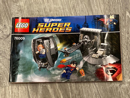 LEGO DC Super Heroes 76009 Superman Instruction Booklet Manual Only - $13.32