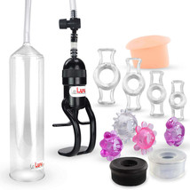 Penis Pump LeLuv Zgrip with Black, Clear, Donut, C. Rings, Jelly Rings - £32.59 GBP