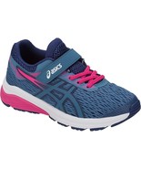 ASICS Kids Baby Boy&#39;s GT-1000 7 Toddler/Little Kids Azure/Fuchsia Purple... - $87.29