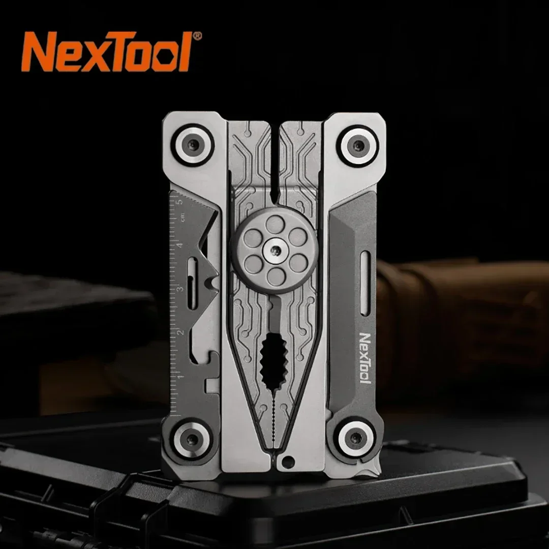 Nextool Mini 14 in 1 EDC Multifunction Tool Outdoor Portable Screwdriver Wrench - £34.47 GBP