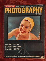 Rare Popular Photography Magazine September 1958 - £12.99 GBP