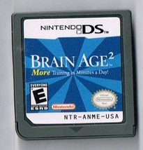 Nintendo DS Brain Age 2 Video Game Cart Only - £11.61 GBP