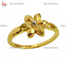 22 Kt Gold Ring Engagement Wedding Women&#39;S Ring 2 - 5 Gm Size 7 8 9 10 11 12 13 - £444.53 GBP+
