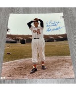 Original Hoyt Wilhelm Signed Photo 8x10 Autographed Orioles MLB Baseball JD - $752.48 MXN