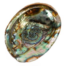 5&quot; Abalone Shell Unpolished Exterior Trinket Dish Jewelry Smudge Tray Beach - £14.14 GBP