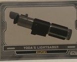 Star Wars Galactic Files Vintage Trading Card #604 Yoda’s Lightsaber - $2.48