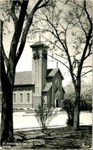 RPPC Casper Wyoming Wy - St.Anthony&#39;s Cattolica Chiesa Unp Cartolina T19 - $19.47