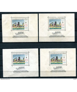 Czechoslovakia 1967 4 mini sheets CV 20 euro Expo 67 Montreal 13401 - £7.78 GBP
