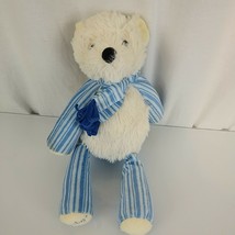 Scentsy Buddy Pookie Pooki White And Blue Polar Bear Plush Stuffed Animal 15&quot; - £12.44 GBP