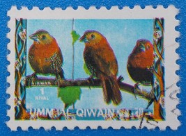 1972 Umm Al Qiwain (Uae) Stamp - Airmail, Birds, 1R 1653 - £1.19 GBP