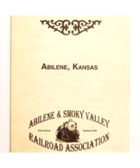 1997 Abilene &amp; Smoky Valley Railroad Kansas Brochure Vintage Pamphlet F13E - $366.69 MXN