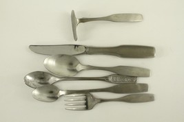 Vintage 5PC Children&#39;s BABY Spoon Flatware Set Community Stainless PAUL REVERE - £15.97 GBP