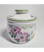 Studio Nova Garden Bloom Sugar Bowl w/ Lid Butterfly Floral Cottagecore ... - $34.17 CAD