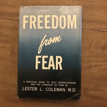 Freedom from Fear by Lester L. Coleman M.D. (Hardcover, 1954) - £7.07 GBP