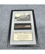General Lee’s Headquarters Historic Wood Display Battle Of Gettysburg w/... - $169.99