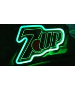 7up Seven Up Soda 3D Beer Bar Neon Light Sign 10&quot; x 7&quot; - £155.58 GBP