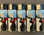 Anime Girl ~ Butane Refillable Electronic Lighter Set of 5 - £13.19 GBP