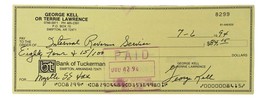 George Kell Detroit Tigers Signed  Bank Check #8299 BAS - £54.14 GBP