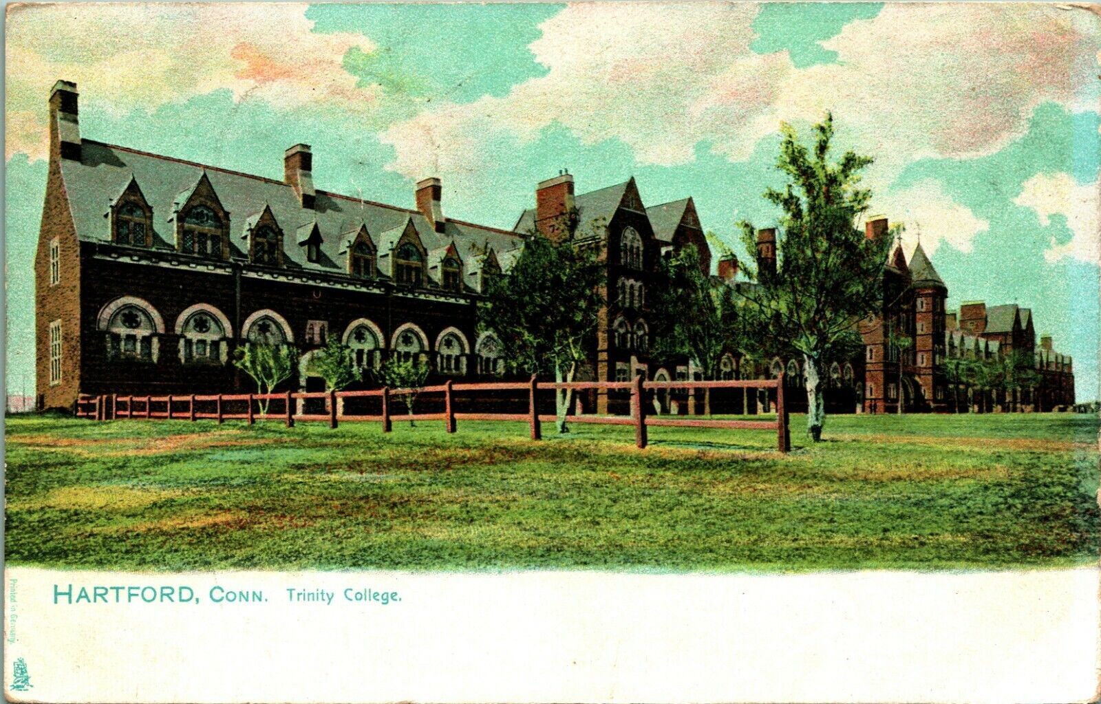 Primary image for Trinity College Hartord Connecticut CT 1906 UDB Postcard Raphael Tuck Q14