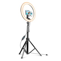 12-Inch Ring Light With 62-Inch Selfie Stick, Tripod And Phone Holder, Selfie Re - £29.81 GBP