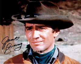 James Drury The Virginian Signed Autograph 8x10 Rp Photo Real Cowboy - £14.38 GBP