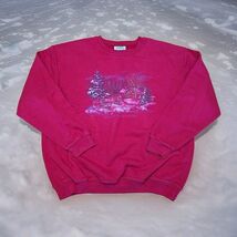 Northern Reflections Vtg Sweatshirt Womans Sz Large Cottagecore Winter P... - $29.70