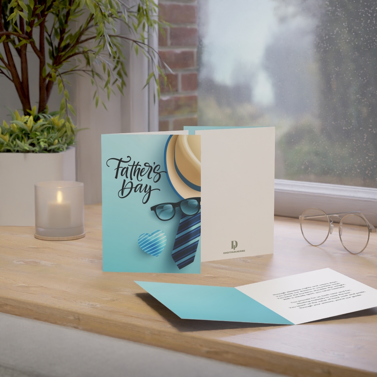 Digital Father&#39;s Day Greeting Card | Title: Thank You Never Seems Enough - $3.99