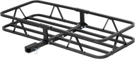 500 Lb. Capacity, 48 X 20-Inch Basket Hitch Cargo Carrier, Black, Curt 18145. - £93.49 GBP